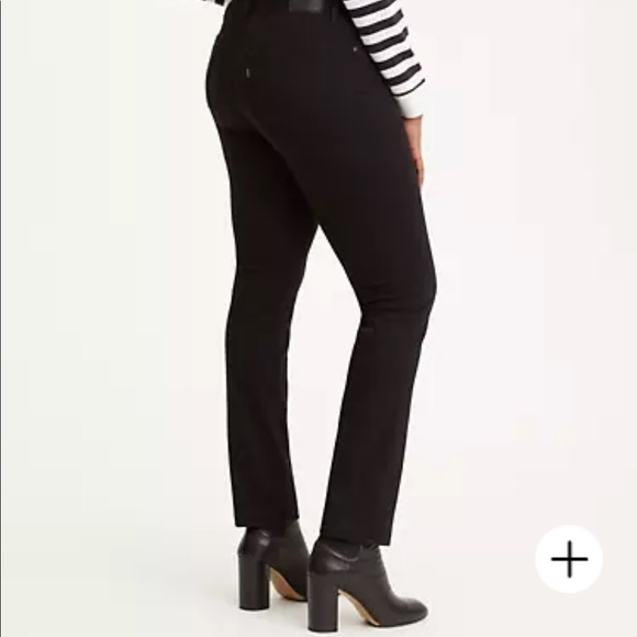 Levis High Rise Straight Leg Denim - Picture 2 of 5